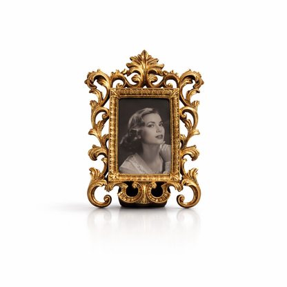 Luxury Antique Gold Decorative Frame with Intricate Carving