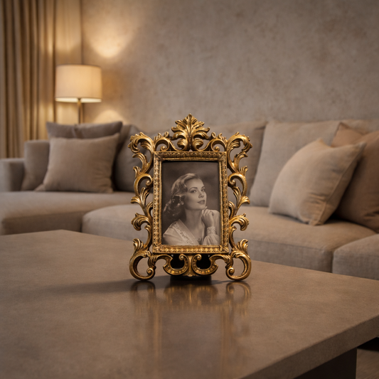 Classic Vintage Gold Photo Frame