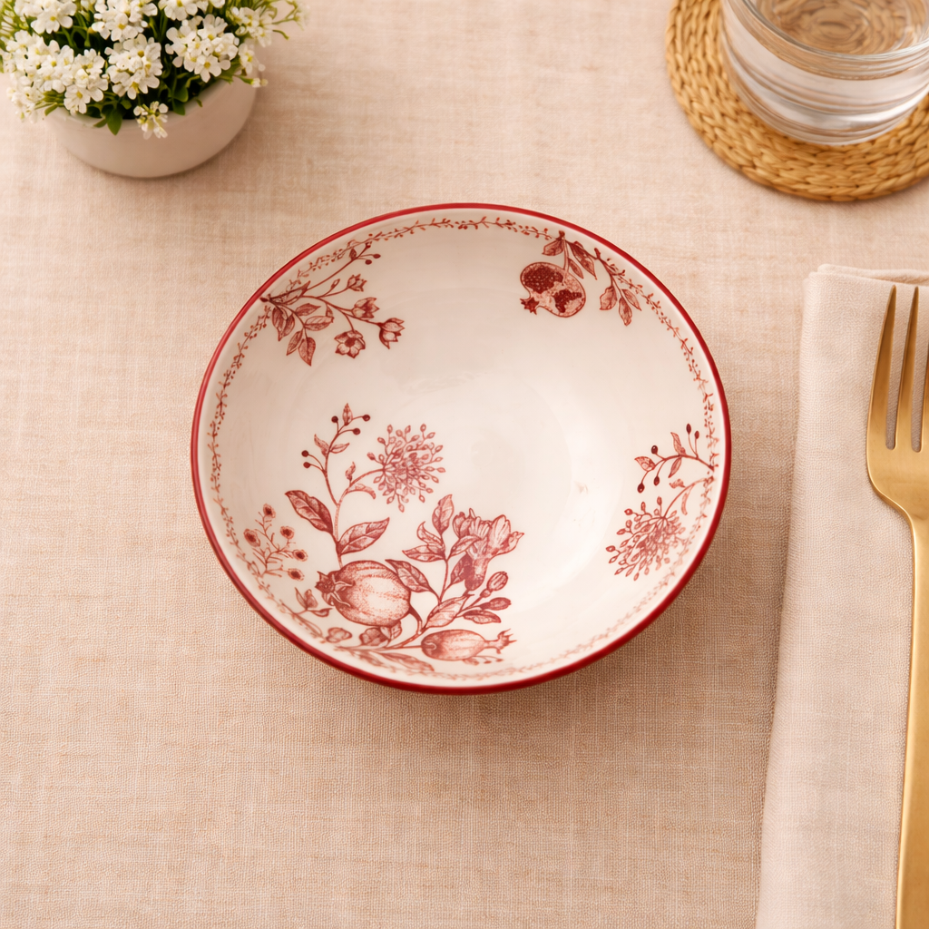 Crimson Garden Collection - Bowl Set of 2
