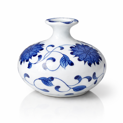 Blue & White Porcelain Collection - Mini Bud Vase