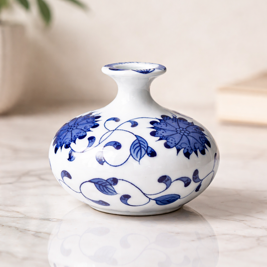Blue & White Porcelain Collection - Mini Bud Vase