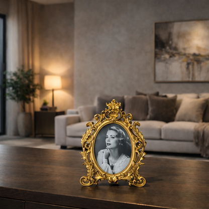 Vintage Gold Ornate Photo Frame
