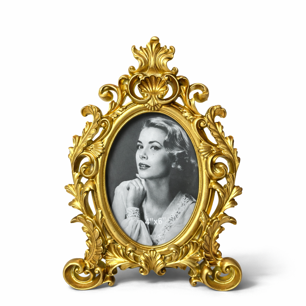 Vintage Gold Ornate Photo Frame