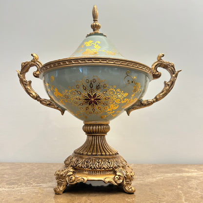 Pastel Green Decorative Vase