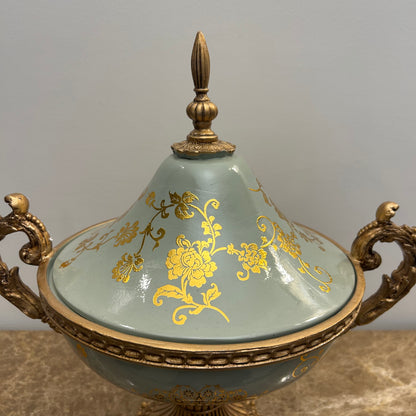 Pastel Green Decorative Vase
