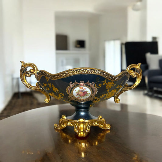 Rococo Style Porcelain Centerpiece Bowl