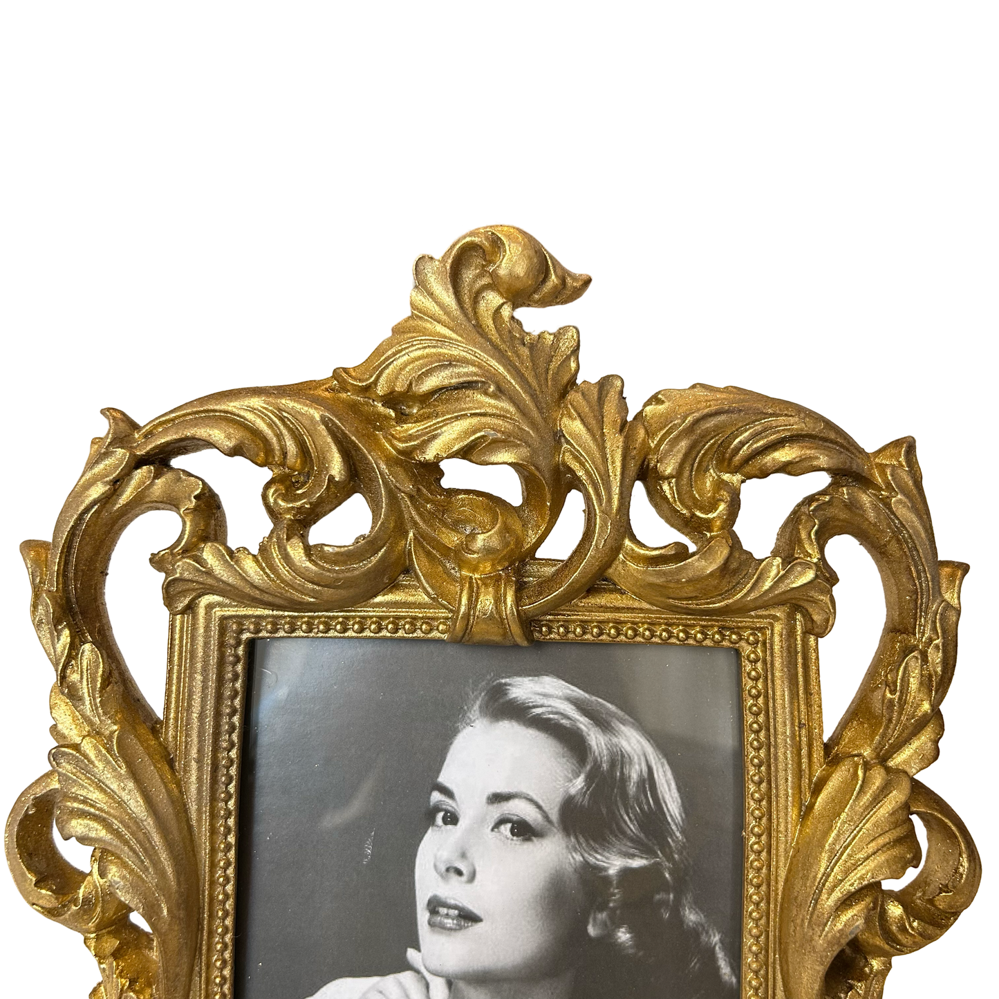Vintage Gold Ornate Tabletop Photo Frame