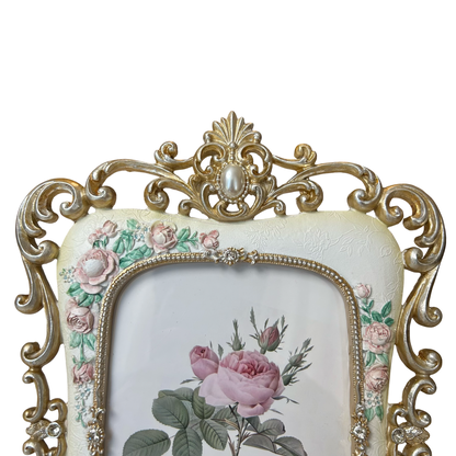 Vintage Rose Gold Ornate Photo Frame (5x7)
