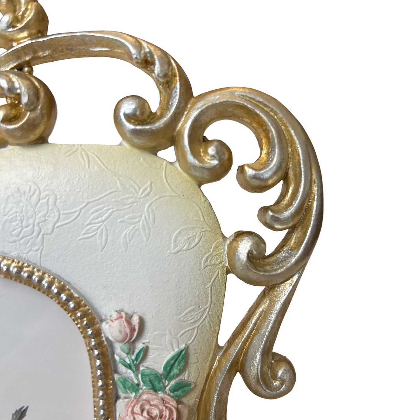 Vintage Rose Gold Ornate Photo Frame (5x7)