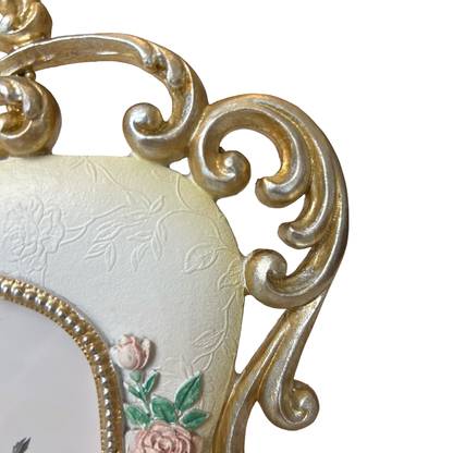 Vintage Rose Gold Ornate Photo Frame (5x7)