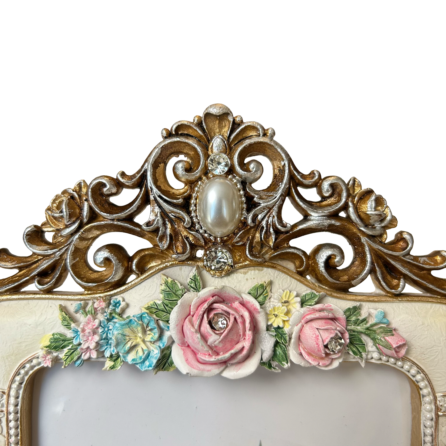 Vintage Rose Baroque Gold Photo Frame (5x7)