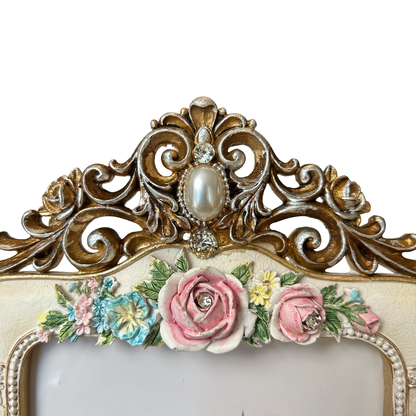 Vintage Rose Baroque Gold Photo Frame (5x7)