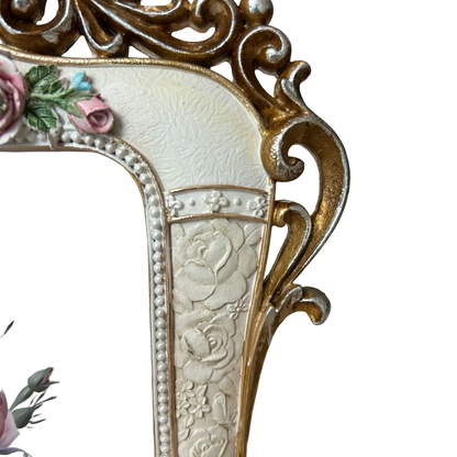 Vintage Rose Baroque Gold Photo Frame (5x7)