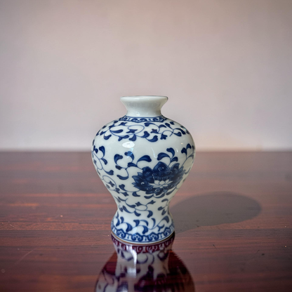 Blue & White Ceramic Decorative Vase
