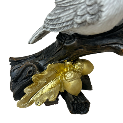 Decorative Bird on Branch Figurine