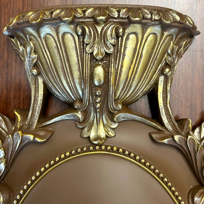 Luxury Golden Wall Decor with Deer Motif | Ornate Wall Hanging
