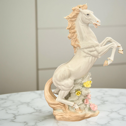 Majestic Rearing Horse Figurine – Elegant Handcrafted Decorative Showpiece