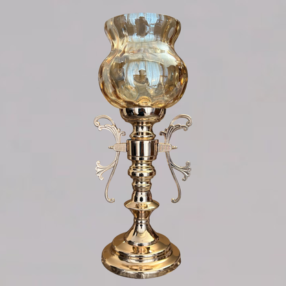 Elegant Candle Stand with Glass
