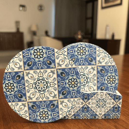 Charming Wooden Coaster Set