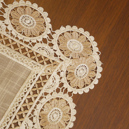 Vintage Floral Lace Table Mat (Set of 2)