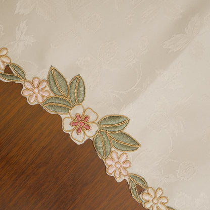 Floral Embroidered Table Mat (Set of 2)