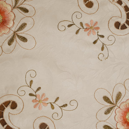 Floral Embroidered Table Mat (Set of 2)