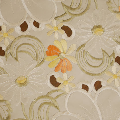 Floral Embroidered Cutwork Table Mat (Set of 2)