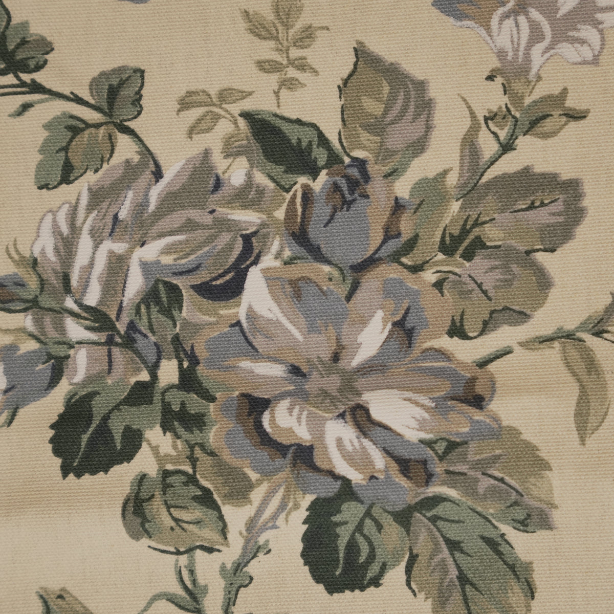 Floral Blue Border Table Cloth (6 Seater)