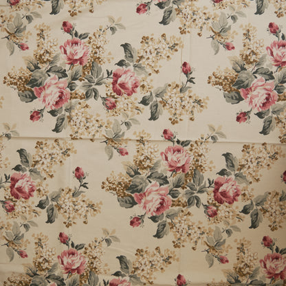 Pink Floral Elegance Round Table Sheet