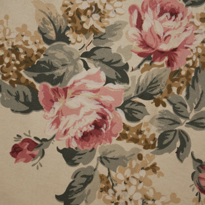 Pink Floral Elegance Round Table Sheet