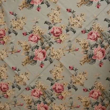 Blush Floral Print Round Table Sheet