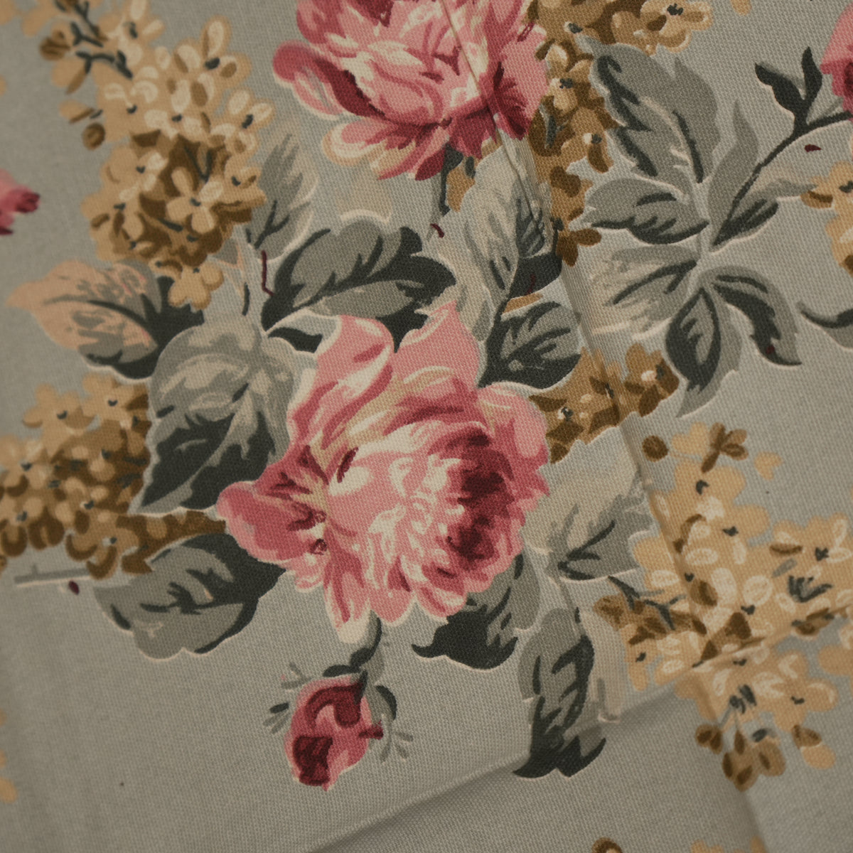 Blush Floral Print Round Table Sheet