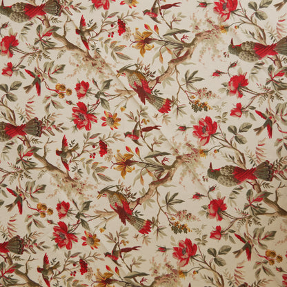 Bird & Floral Printed Round Table Sheet