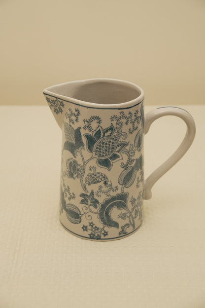 Blue Floral Decorative Ceramic Jug