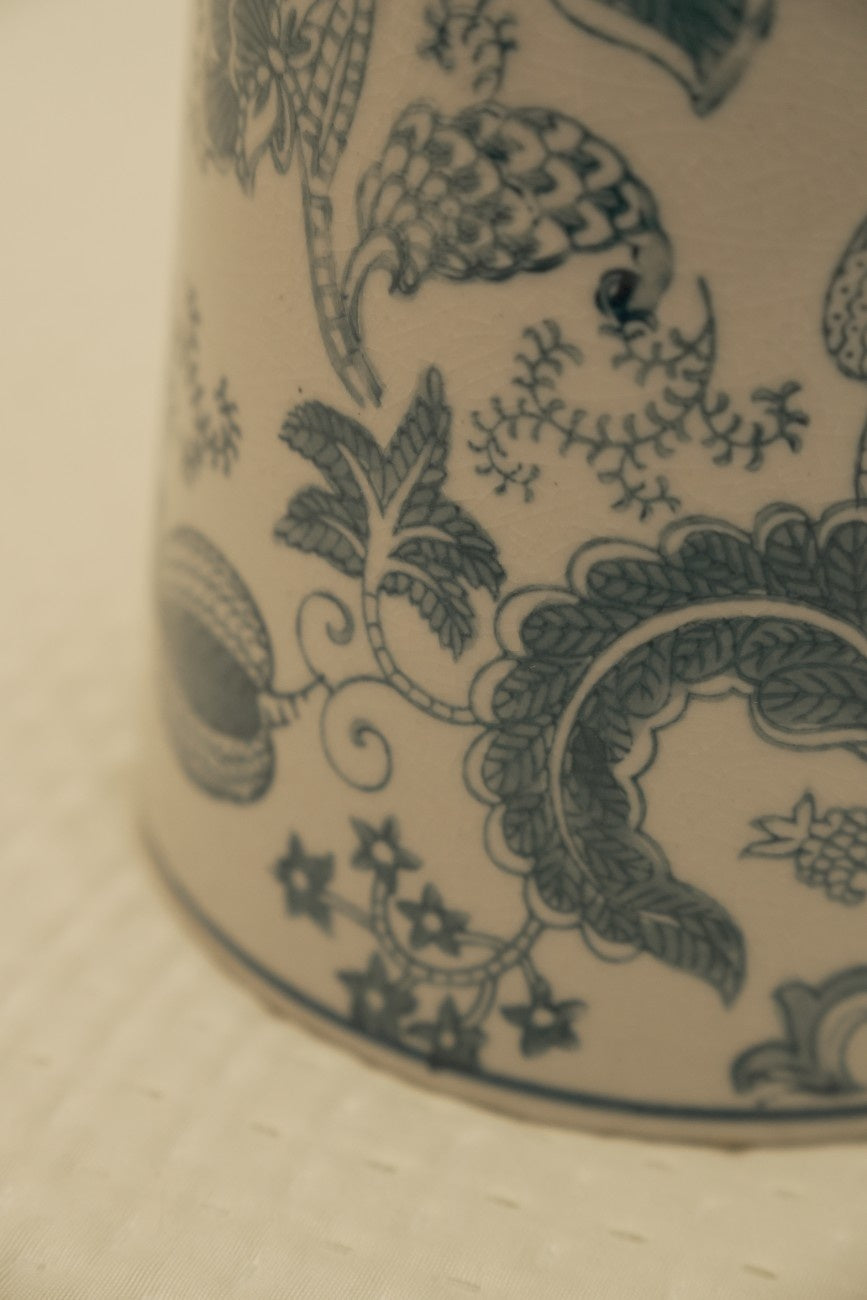 Blue Floral Decorative Ceramic Jug
