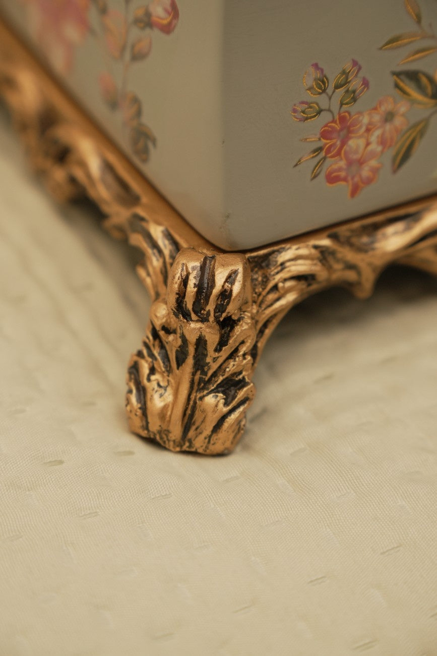 Vintage Floral Tissue Box