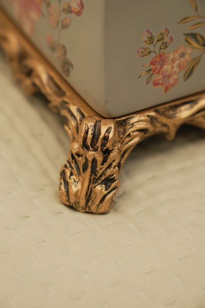 Vintage Floral Tissue Box
