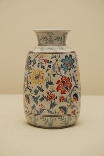 Vintage Floral Ceramic Vase