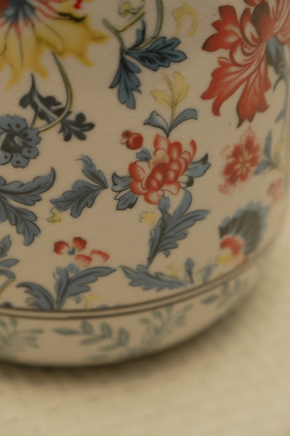 Vintage Floral Ceramic Vase