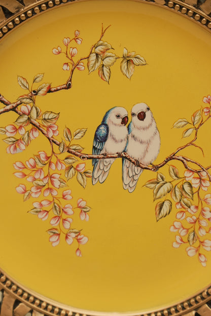 Elegant Yellow Decorative Wall Plate