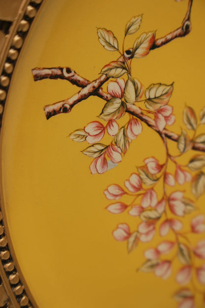 Elegant Yellow Decorative Wall Plate