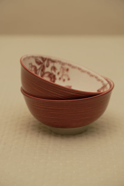 Crimson Garden Collection - Bowl Set of 2