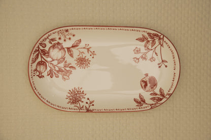 Crimson Garden Collection Platter - Set of 2