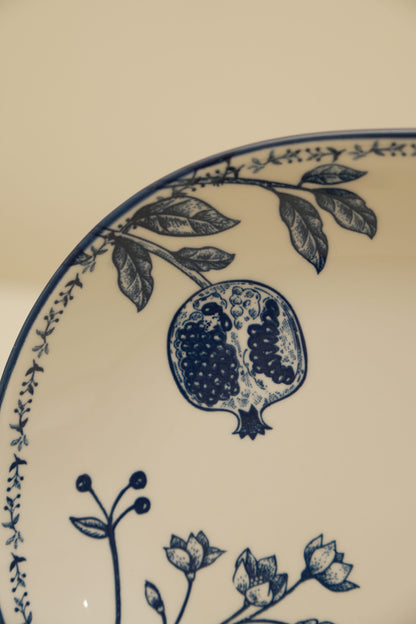 Azure Orchard Collection | Rectangular Platter | Set of 2