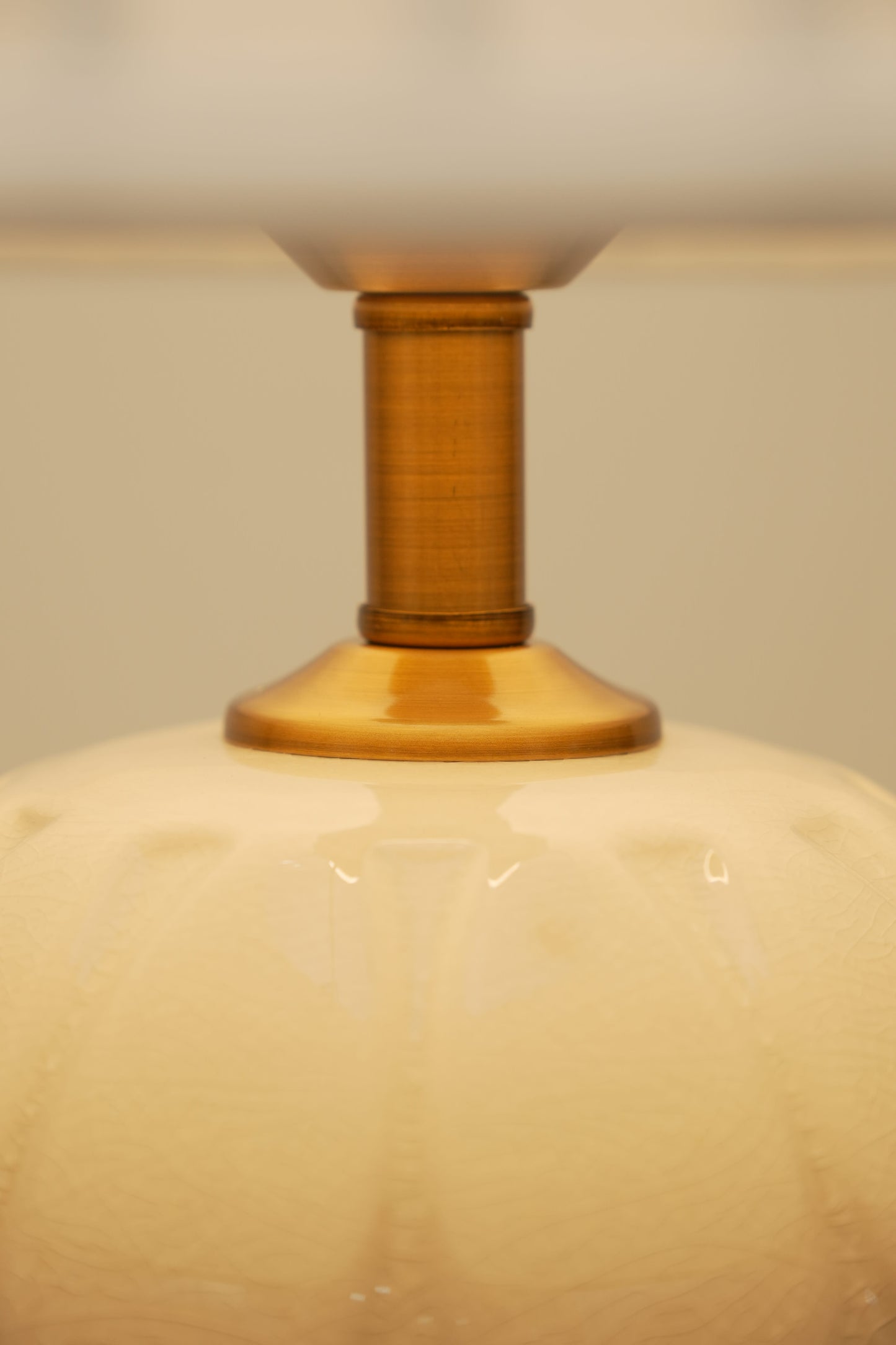 Timeless Ivory Bedside Lamp with Pleated Fabric Shade