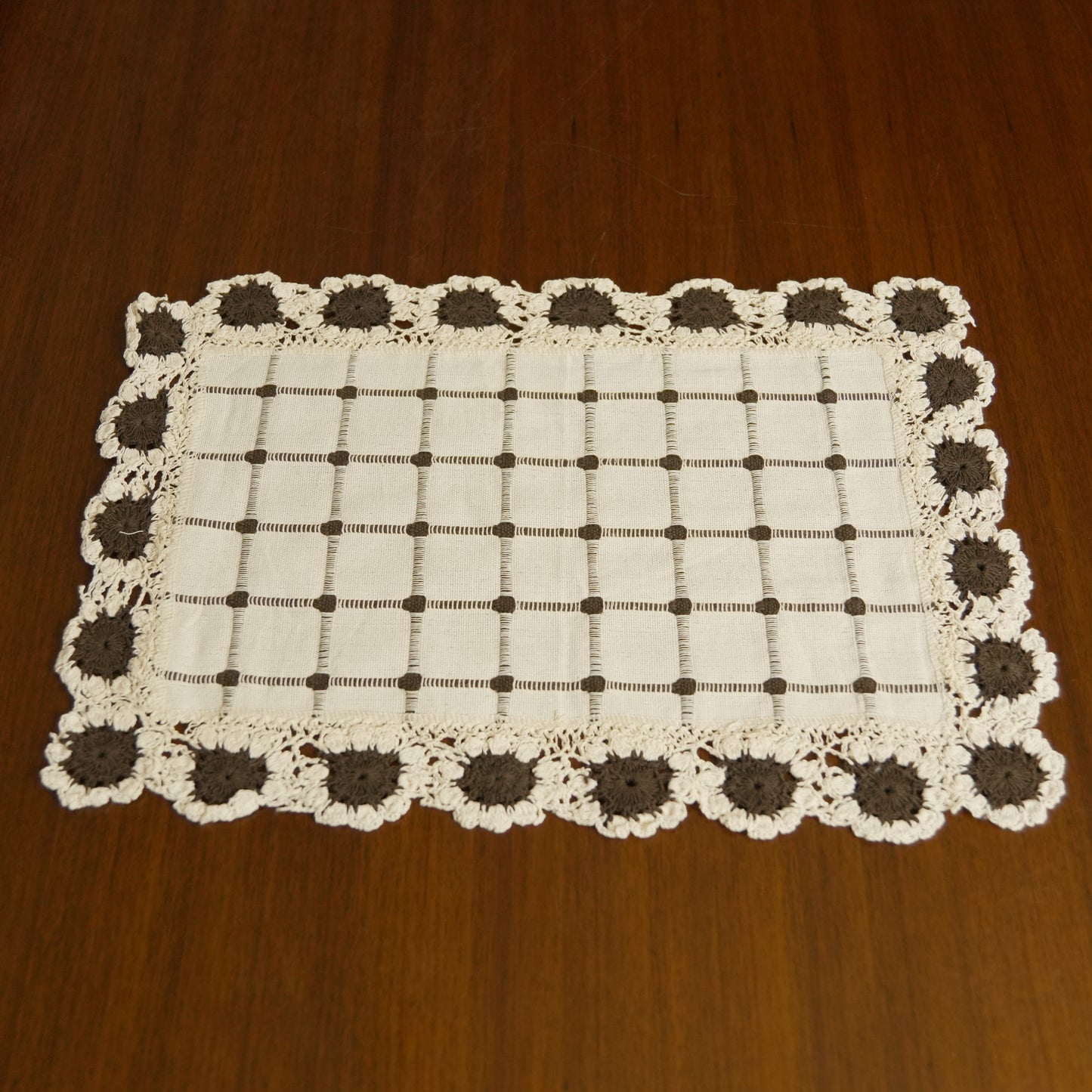 Handcrafted Crochet Table Mat  (Set of 2)