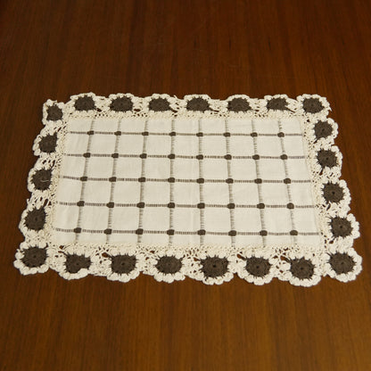 Handcrafted Crochet Table Mat  (Set of 2)