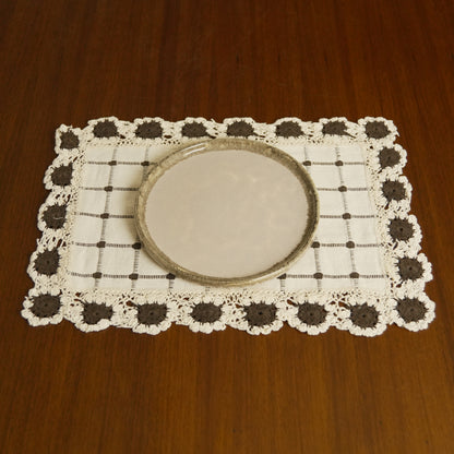 Handcrafted Crochet Table Mat  (Set of 2)