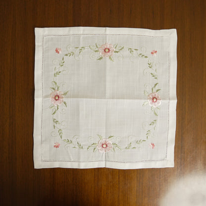 Premium Linen Embroidered Table Napkin (Set of 2)