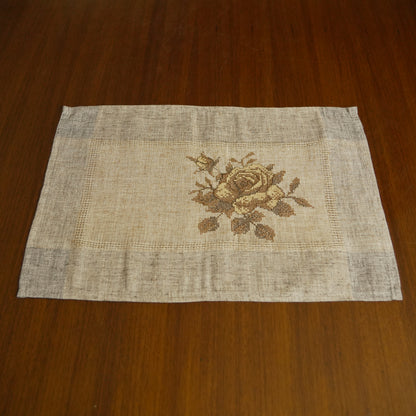 Rustic Linen Table Mat (Set of 2)